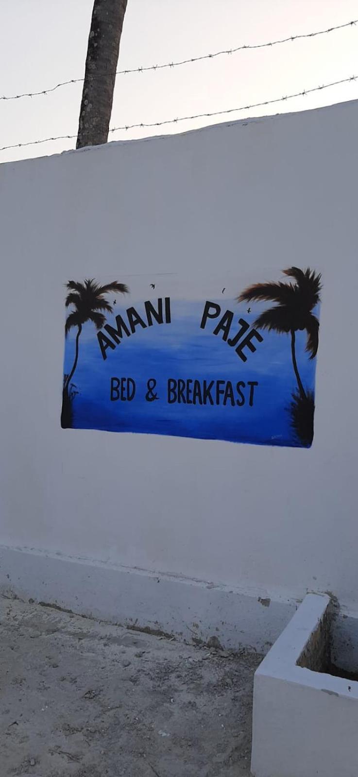 Amani Hotel Paje Exterior foto